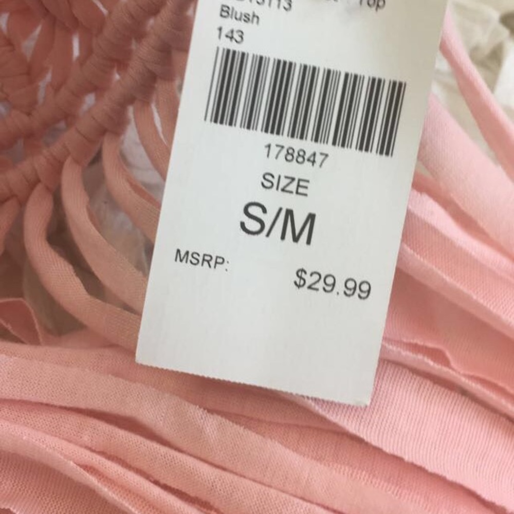 Blush halter top size small medium - Picture 3 of 8